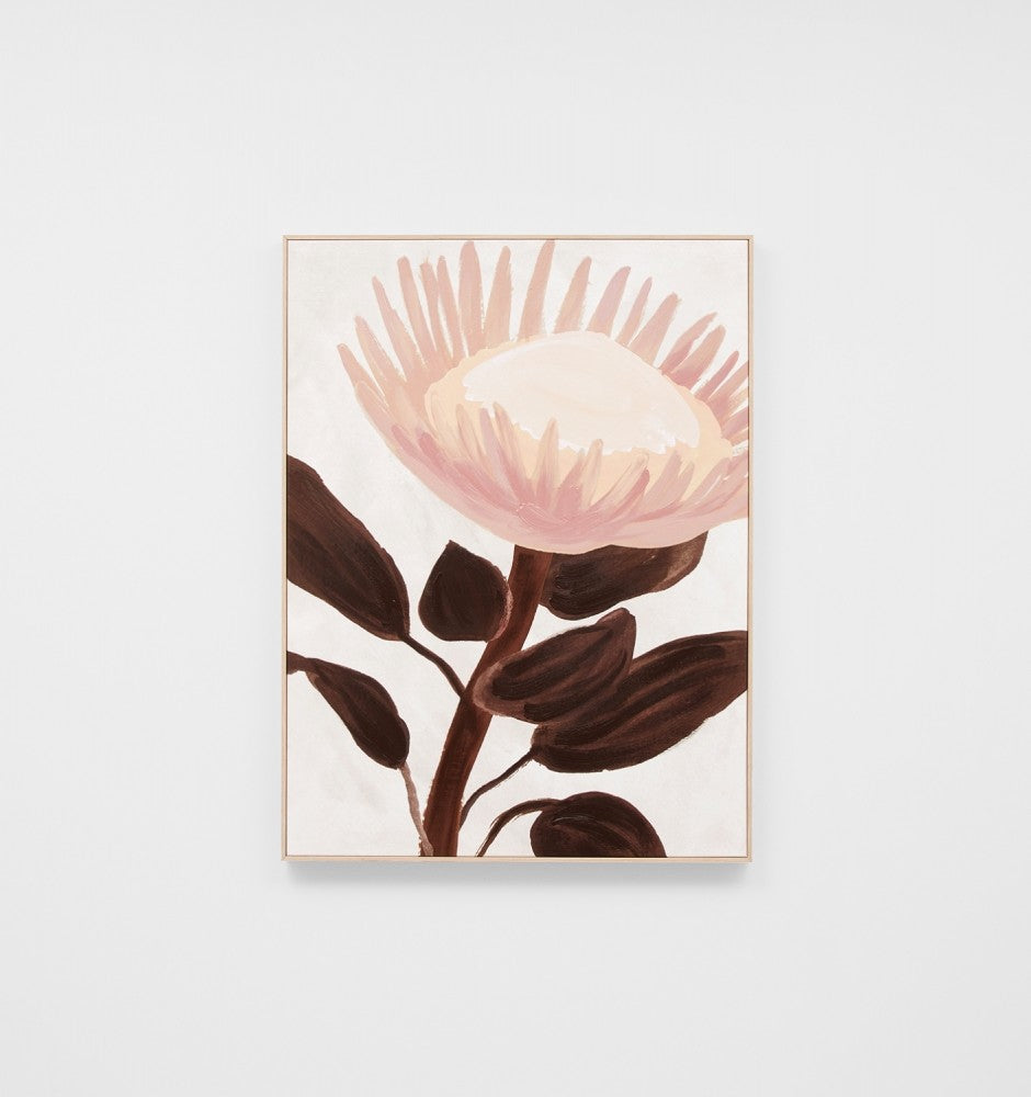 FLORAL PORTRAIT BLUSH 1 - 75 X 100CM