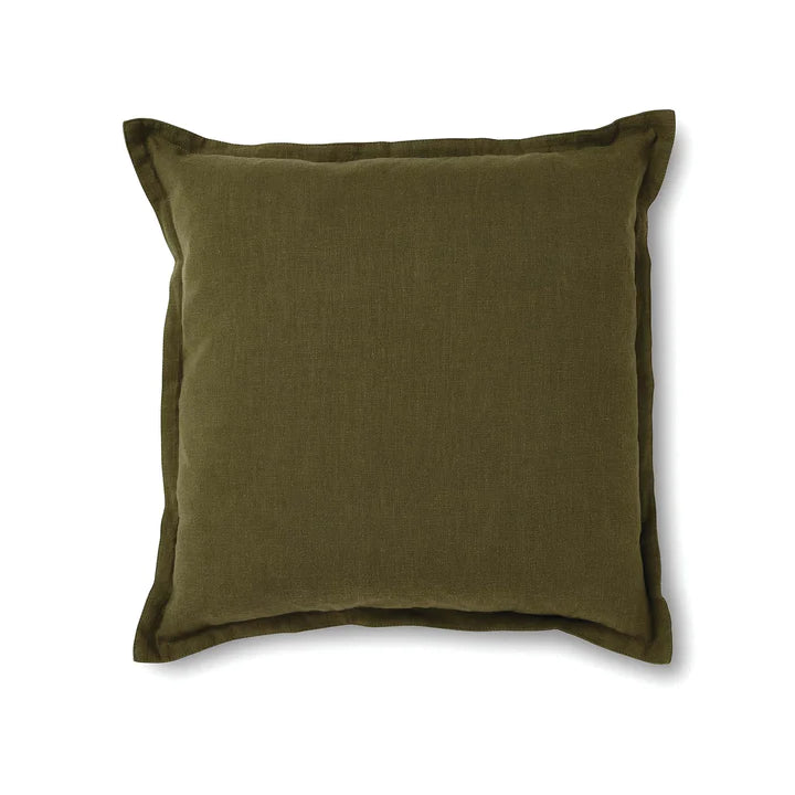 PERRY OLIVE GREEN CUSHION